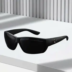 (Full Box) 2026 Fashion COSTA Polarized Sunglasses UV400 for Men, Sport Style Black Shades for Everyday Outdoor Wear