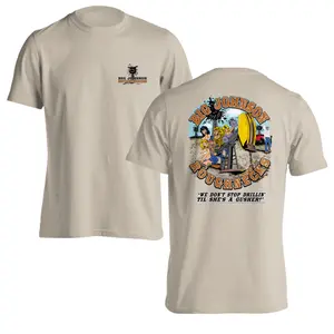 Big Johnson Roughnecks Graphic T-Shirt – Vintage Oilfield Humor Tee, Back Print Workwear Shirt, Funny Drilling Rig Retro Shirt for Men, Gift For Him & Her