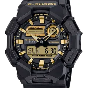 GA-010GB-1A9 new G shock black And Gold ana-digi men' s latest watch