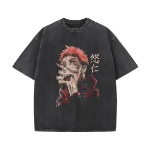Jujutsu Kaisen Yuji Itadori Anime T-Shirt | Unisex Casual Fashion Short Sleeve, Cool Graphic Tee for Anime Fans, Perfect Gift for Friends