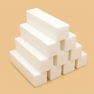 10pcs Nails Buffer Grind Buffing Block Gentle pink Nail File For Pedicure Manicure Care Nail Art Sponge Buffer Polish Nail accessories Tools Nail Supplies White/pink/purple, multiple colors available