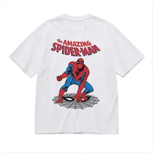 Marvel Amazing Spider-Man T-Shirt - Short Sleeve Summer Tee for Fans, Vibrant Avengers Graphics, Casual Menswear