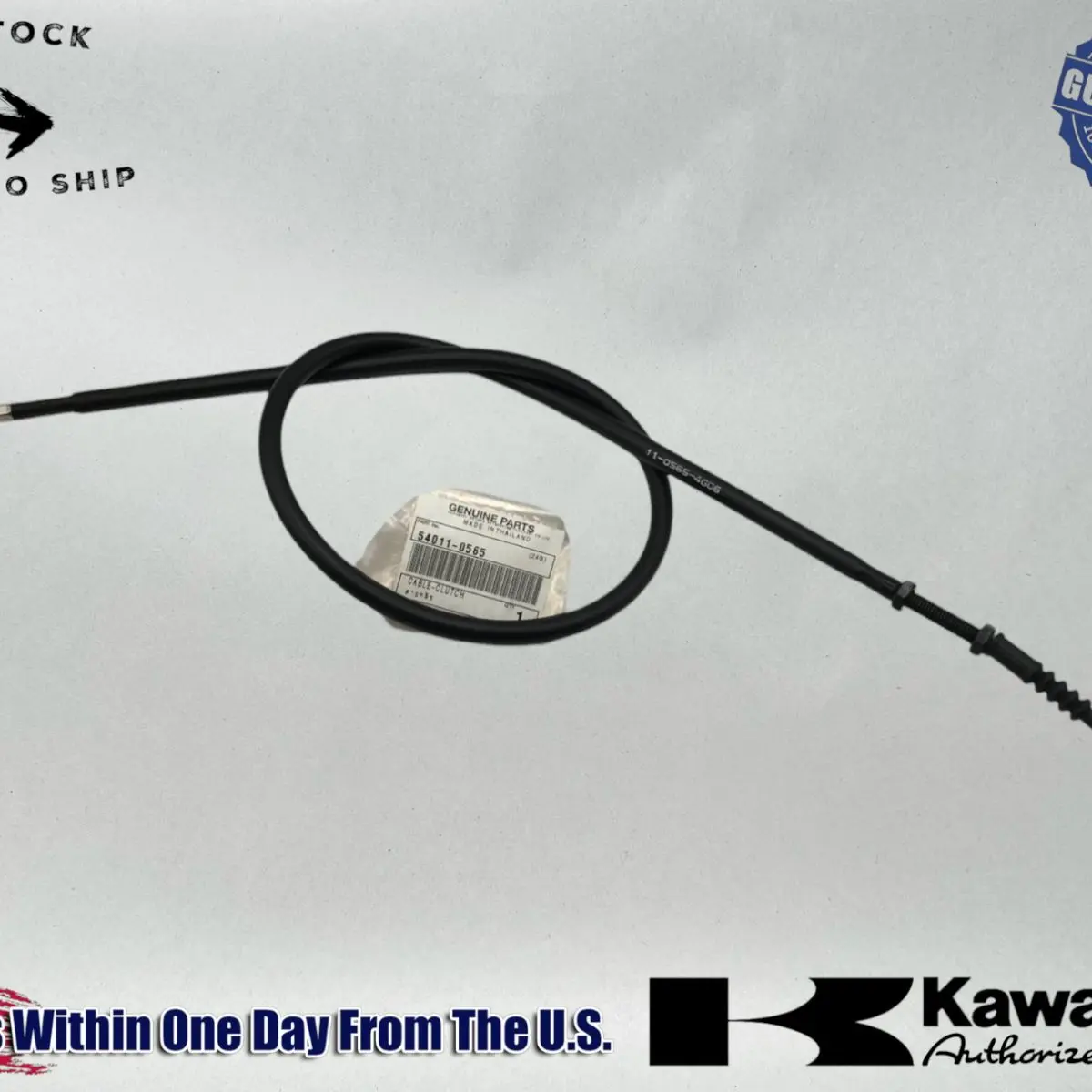 Kawasaki Genuine OEM Authentic 2008-17 NINJA 250R  300 CLUTCH CABLE 54011-0565