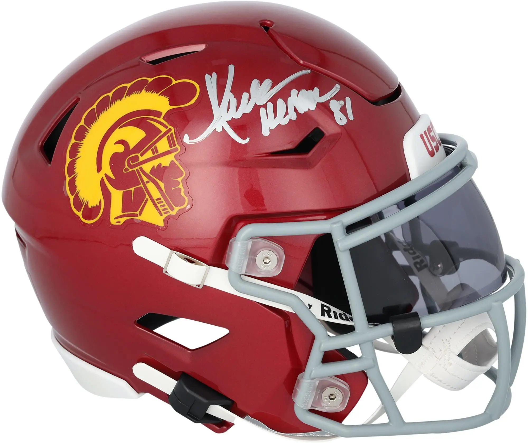 Marcus Allen USC Trojans Signed Riddell Speed Flex Midi Helmet w/Heisman 81 Insc