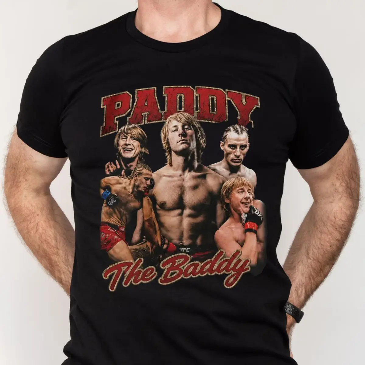 Paddy The Baddy Shirt, Paddy Pimblett Fighter Portrait Tee, The Baddy Boxing T Shirt, Boxing Sport Fan Lover Top, Unisex Short Sleeve Tee, Casual Clothing Crewneck Tee