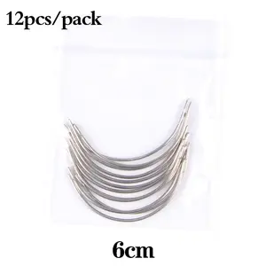 Curved Sewing Needle for Hair Weaving