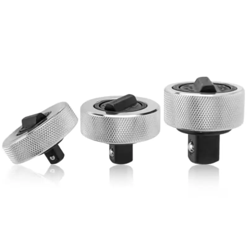 3pcs Palm Ratchet Wrench Set - 1/4 3/8 1/2 Drive Thumb Wheel Ratchets