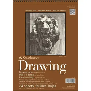 (400-104 400 Series Drawing, Smooth Surface, 9x12, 24 Sheets