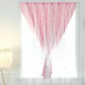 Self Adhesive Curtain, Modern Blackout Curtain, Easy To Install Curtain for Bedroom and Living Room, Home Decor Supplies
