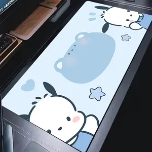 Kawaii Blue Star Pochacco Mouse Pad – Cute Anime Desk Mat for Girls, Gaming & Office Setup