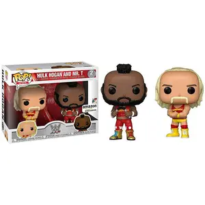 Funko Pop! Hulk Hogan & Mr. T WWE 2-pk - Amazon Exclusive Vinyl Figure