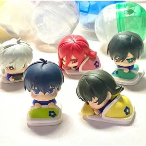 In Stock Blue Lock Sleeping Style Blind Box Kawaii Mini Anime Action Figure Desktop Ornament Birthday Surprise Gifts For Fans