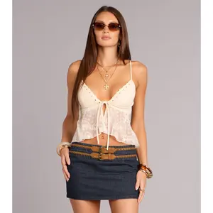 Cool Girl Slays Buckle Denim Skort