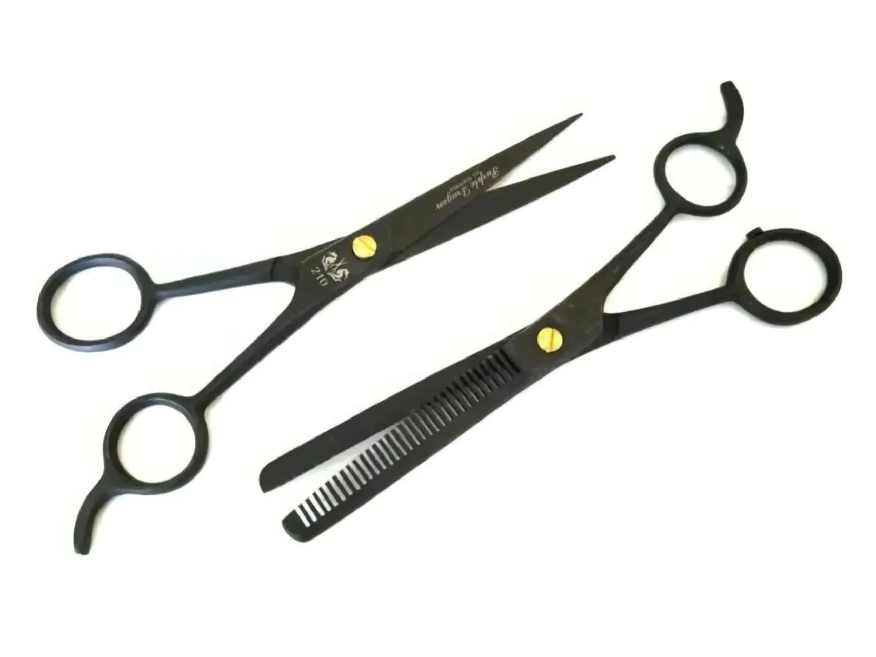 Professional Salon Hair Cutting & Thinning Scissors Set 6.5", Barber Hairdressing Shears Tool