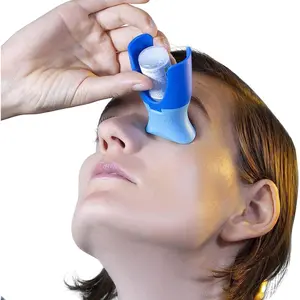 Eye Drop Guide with Silicone Adapter – Reusable Tool for Clean, Precise Eye Drop Application – Easy to Use Eye Drop Helper for Seniors, Caregivers & Family – Fits Most Eye Drop Bottles