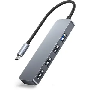 USB C Hub 4 Port USB 3.0 Hub for Laptop USB 2.0 Port Expander Multi Splitter for  Type C Dongle for MacBook  Air iPad PC Flash Drive Mobile HDD