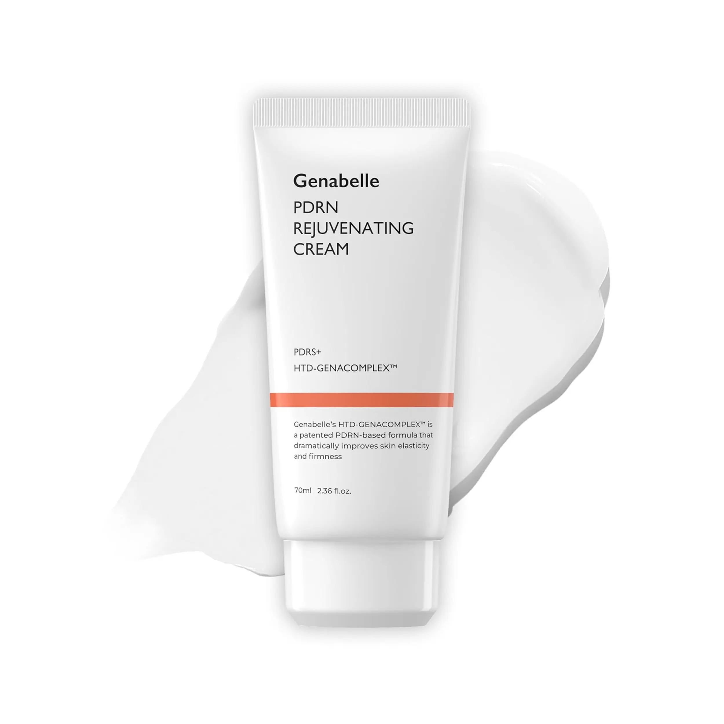 [Genabelle] PDRN Rejuvenating Cream 70ml - Centella Asiatica Extract, PDRN Sodium DNA, Ceramide NP, Protects the Skin Barrier, Skin Irritation Test Completed, Calms Redness & Irritation, Soothes and Conditions the Skin