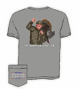 'THE American Strutter' T-Shirt (Gray)