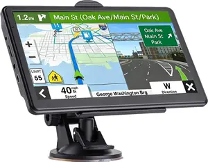 7 Inch GPS Navigator for Car Truck RV, Voice Guidance, Speed Alerts, Custom Routing, HD Touchscreen, 2026 Latest Map with Free Lifetime Updates