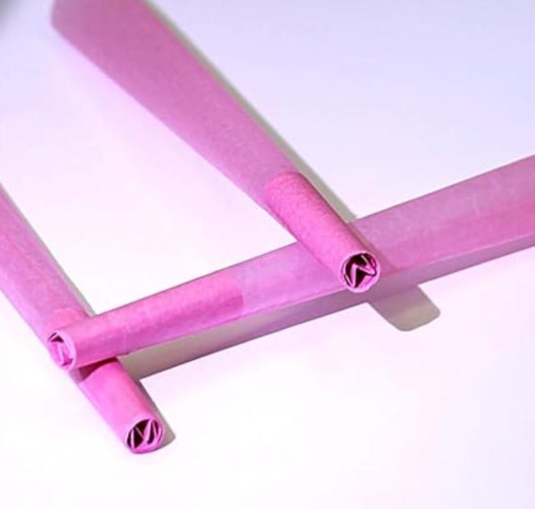 100 PACK Colorful RoIled Cones| King Size RoIling Paper Cone with Sticks