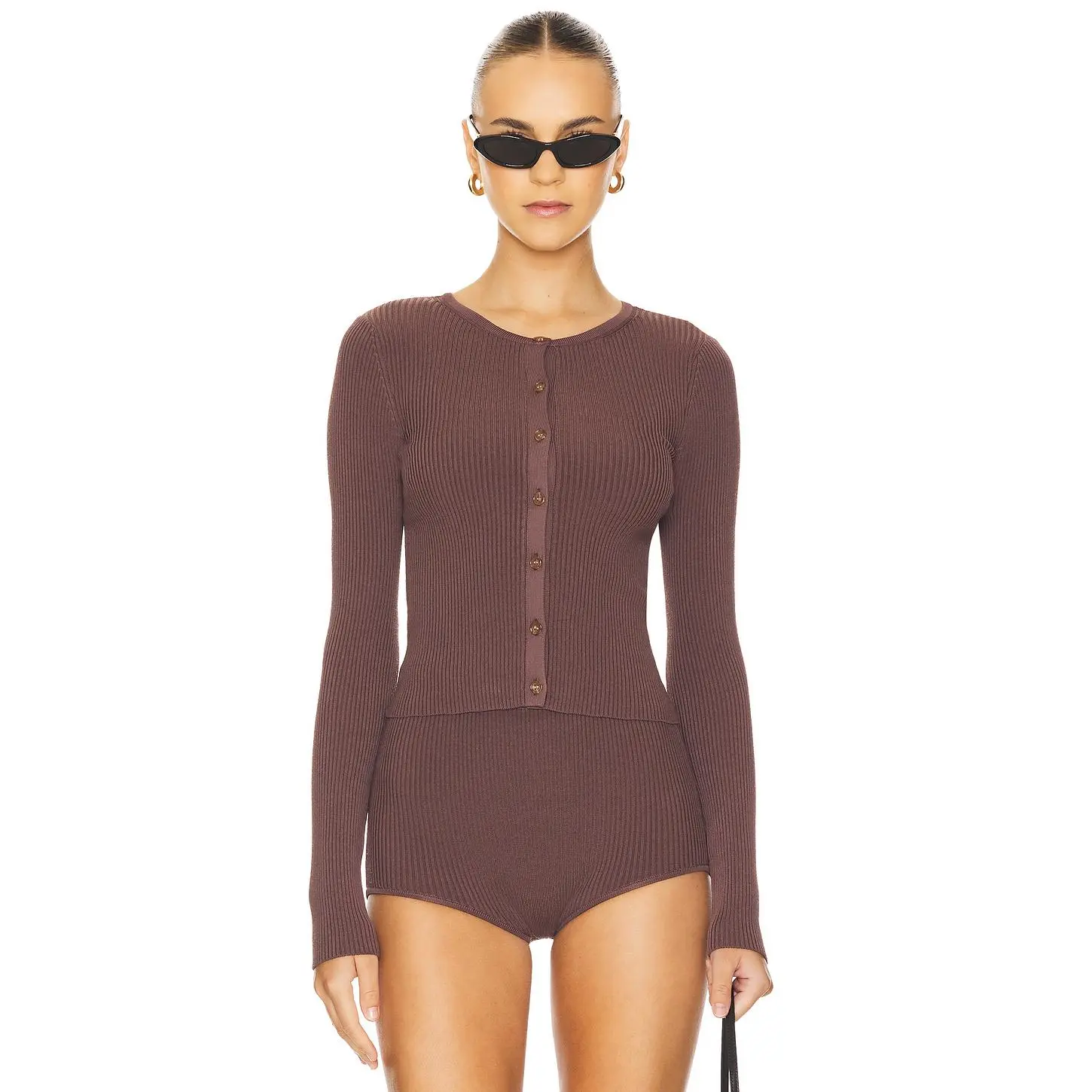 Lovers and Friends Limor Cardigan in Brown