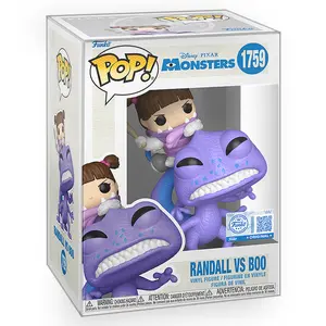 Funko POP Disney: Monsters Inc. - Randall vs Boo Vinyl Figure with Epic Collectibles Premium Box Protector Included