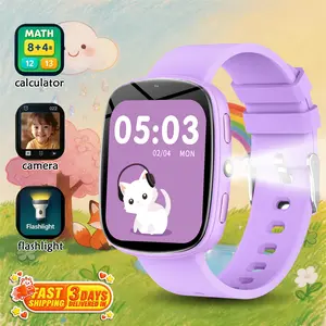 Free delivery Smart Watch for Kids No APP No Phone Needed, 1.83" Fitness Tracker Watch with flashlight, featuring 22 educational games. perfect for gaming watches for boys and girls aged 5-16 outdoorfun