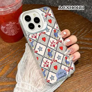 Softcase for iPhone 17 16 E Pro Max 15 Plus 14 13 12 11 XR XS Paddington Bear Pattern High quality Camera Lens Protector Anti Scratch Phone Case