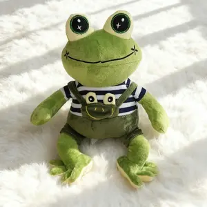 Cute Couple Frog Plush Toy, Creative Outfit Adorable Doll, Home Decor Plush Doll - Perfect Gift for Birthday, Christmas, Halloween, Thanksgiving, Easter, and New Year