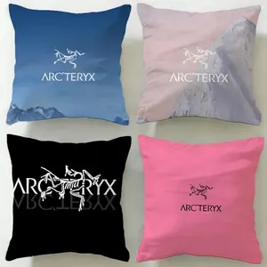 outdoor brand Arc'teryx Cushion Cover Ultra-Soft Reversible Plush Pillow Cover | Double-sided fluffy comfort for car, sofa, bedroom | Skin-friendly fabric | Easy clean & maintain | Stylish home decor | Perfect gift for family & friends