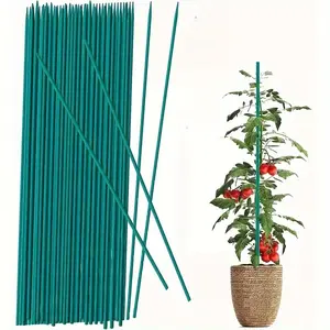 10pcs Sturdy Bamboo Plant Stakes for Robust Plant Support and Indoor Gardening - Wooden Garden Stickers for Labeling and Flower Support, Plant Supports Stakes