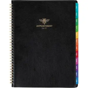 Appointment Book 2026-2027 - Appointment Planner 2026-2027 from July 2026 - June 2027, 2026-27 Weekly Appointment Book with Colorful Tabs, 9" x 11", Daily/Hourly Planner, 15-Minute Increments