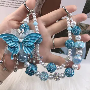 Vintage Exquisite Heavy-Duty Retro Charm Set: Phone Charm + Bag Charm + Key Chain | Perfect for Halloween & Christmas gift keychain