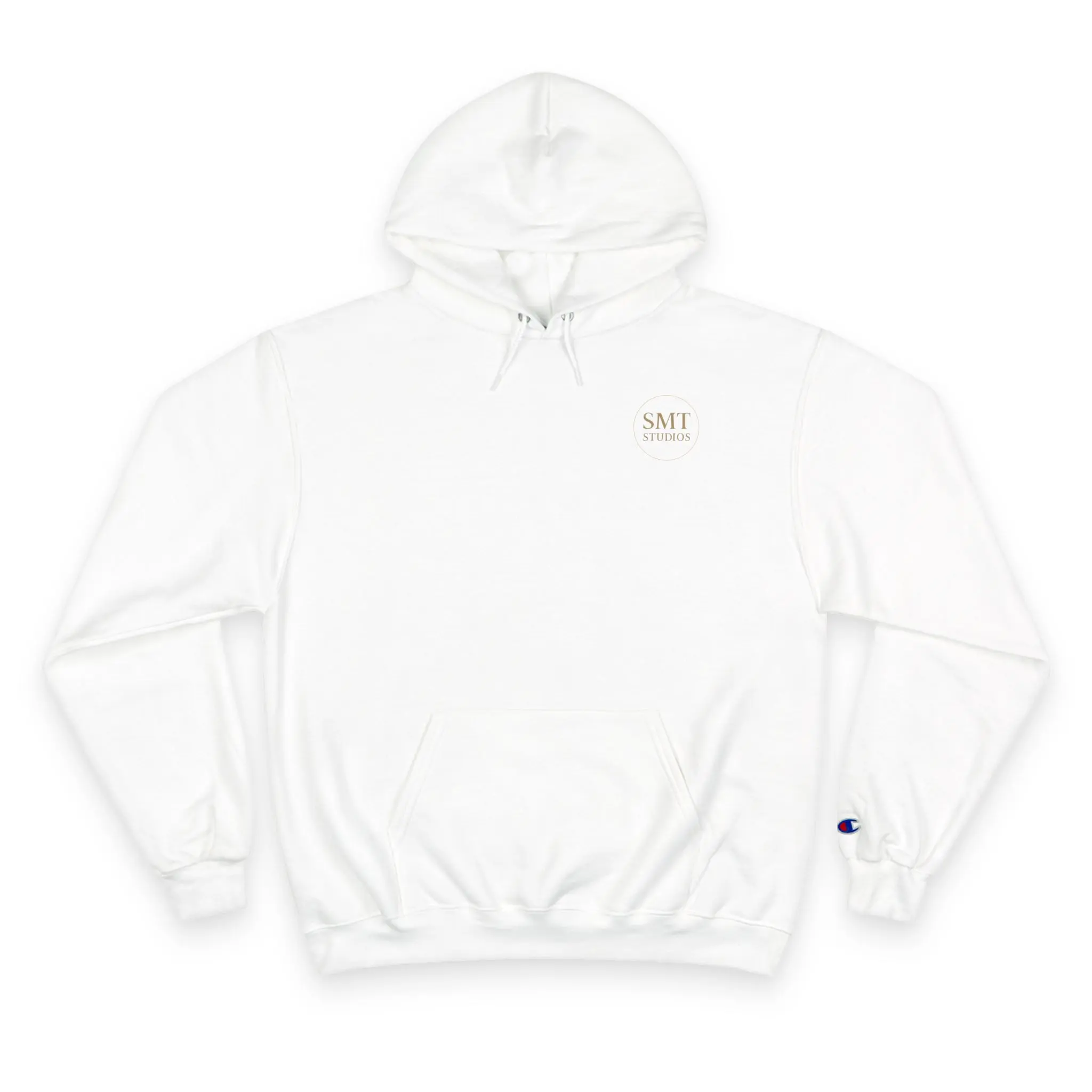 SMT Minimal Logo Hoodie | Champion Style Hooded Sweatshirt