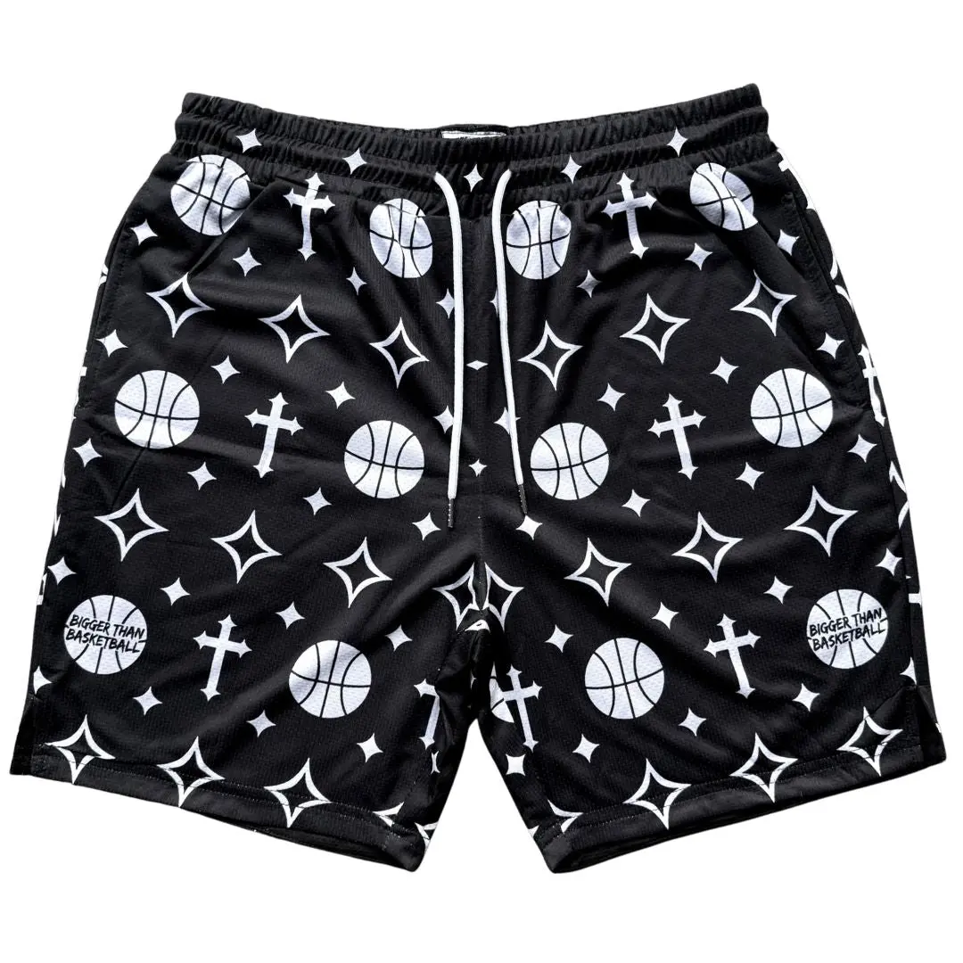 Crossover - Shorts - Black | Breathable Basketball Shorts for Gym & Training, Lightweight & Comfortable