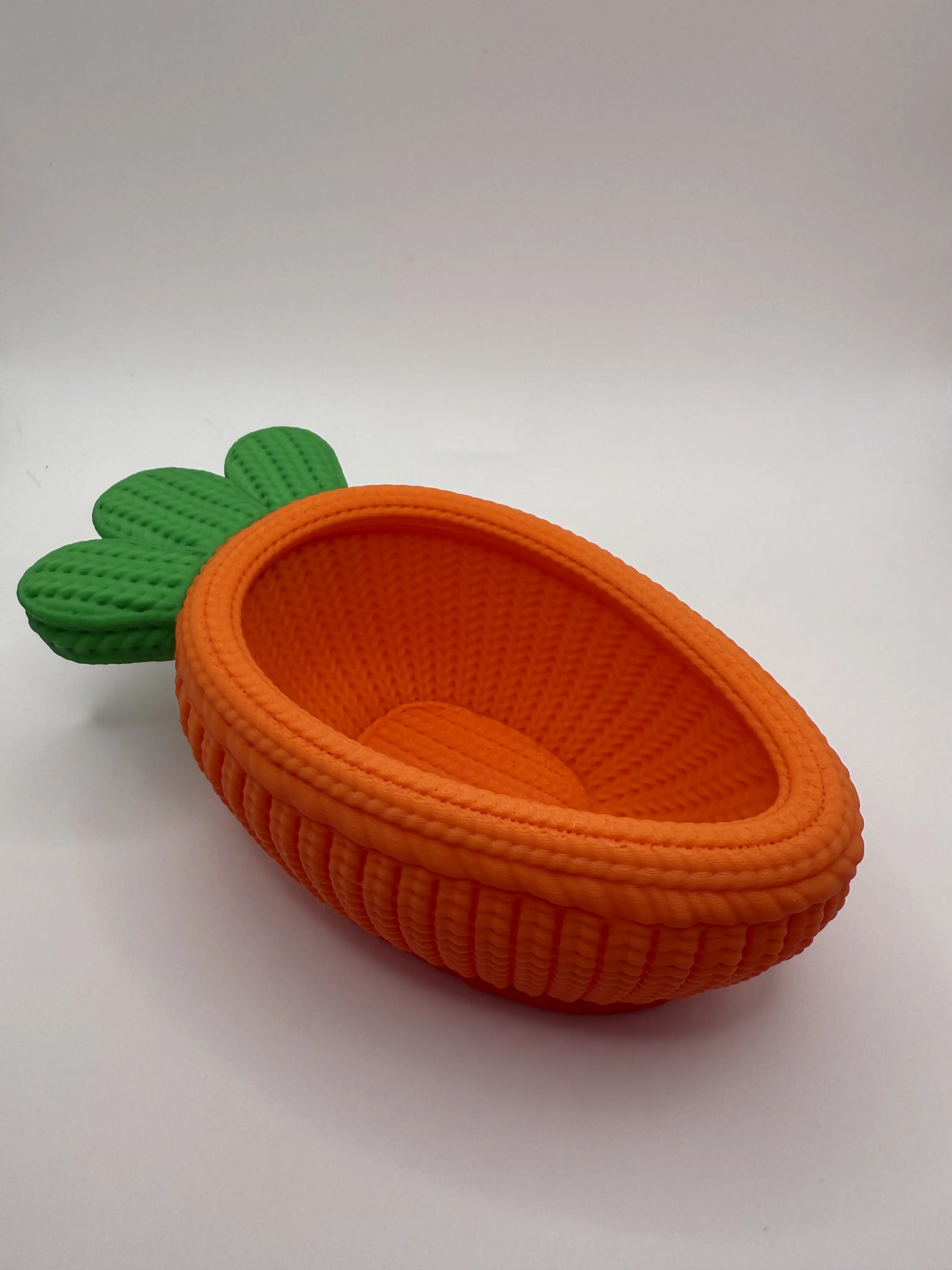 Cute Carrot Candy Bowl  | Mini Easter Snack Dish | Desk Treat Holder | Small Gift Basket Decor