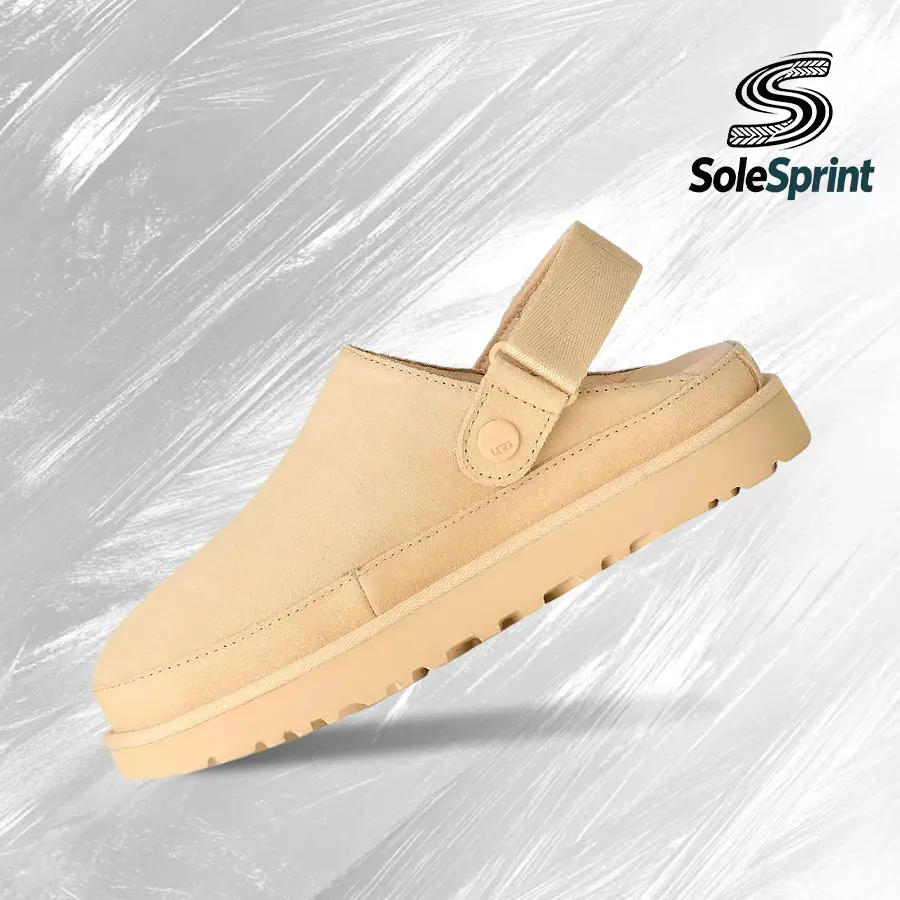 UGG Goldenstar ClogPale Buttercup (Women's)– Women's Lifestyle Sneakers – shoes for woman -Vintagen - Running Shoes, Lightweight Shock-Absorbing Comfort, Breathable Everyday Fit, Gym Training to Street Casual Wear - back to school - 1138252 PBT
