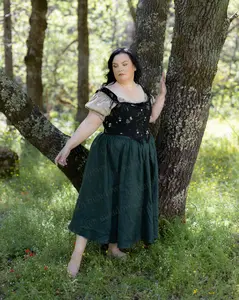 Black Wildflower Corset