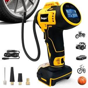 Tire Inflator Cordless for Dewalt MAX 20V Battery, 160PSI Portable Air Compressor with Pressure Gauge, Auto-Shutoff & Fast Inflation, Portable Air Pump for Car, Motorcycle, Bike, Ball (No Battery)