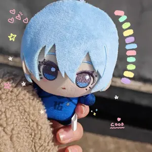 In Stock Genuine 10cm Blue Lock Vol.7 Vol.8 Hiori Isagi Yoichi Nagi Seishiro Mikage Plush Doll Fluffy Maumet Plush Keychain Gift