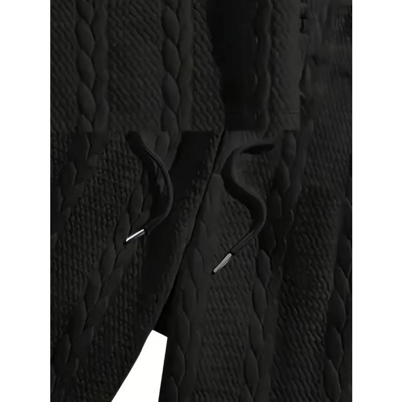 Men’s summer casual fashion set featuring a crew neck short-sleeve top and shorts, with woven texture and embossed pattern design that showcases a gentleman boyfriend style—an ideal choice for holiday gifts.