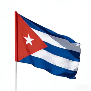 Cuba Cuban Flag 3x5 Ft Double-Sided Printing Outdoor, Vibrant Color Fade Resistant Cuba Flags Double Stitched, Cuban National Flag Home Decor