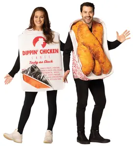 Chicken Fingers with Sauce Couples Halloween Costume