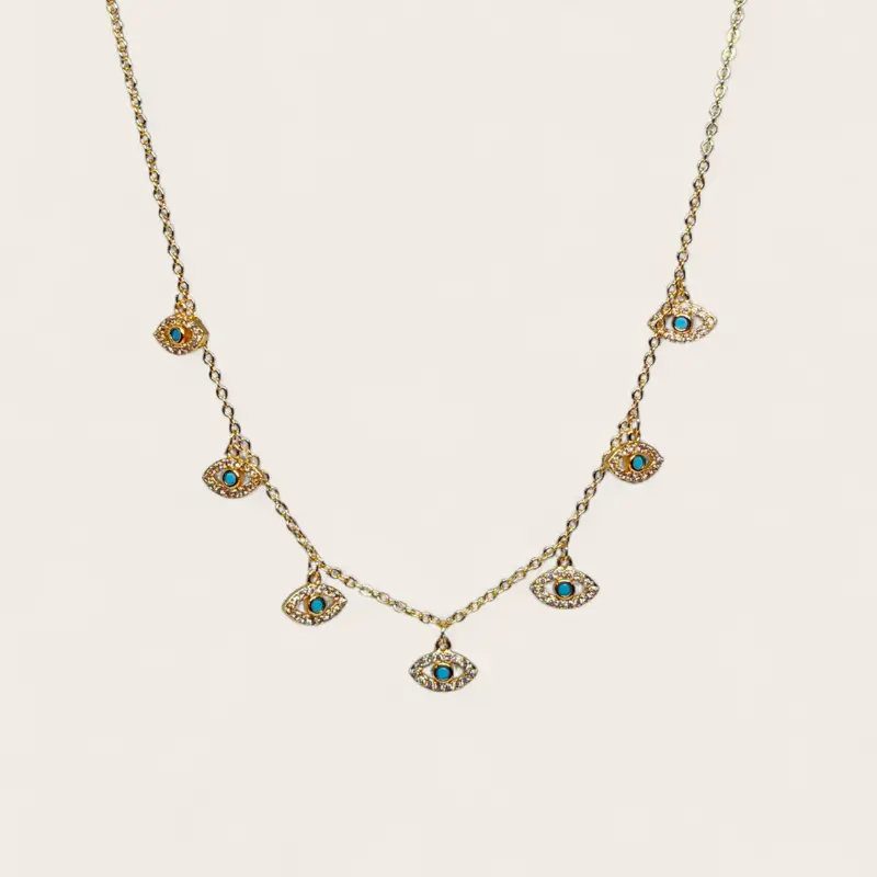 Celeste Eye Charm Necklace Celeste Eye Charm Necklace
