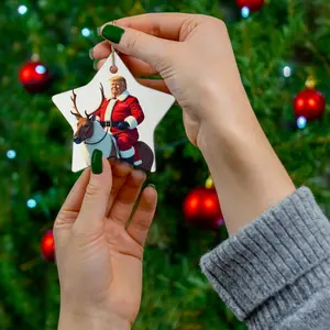 Ceramic Ornament, 4 Shapes christmas tree decor vintage christmas decor Christmas Pack