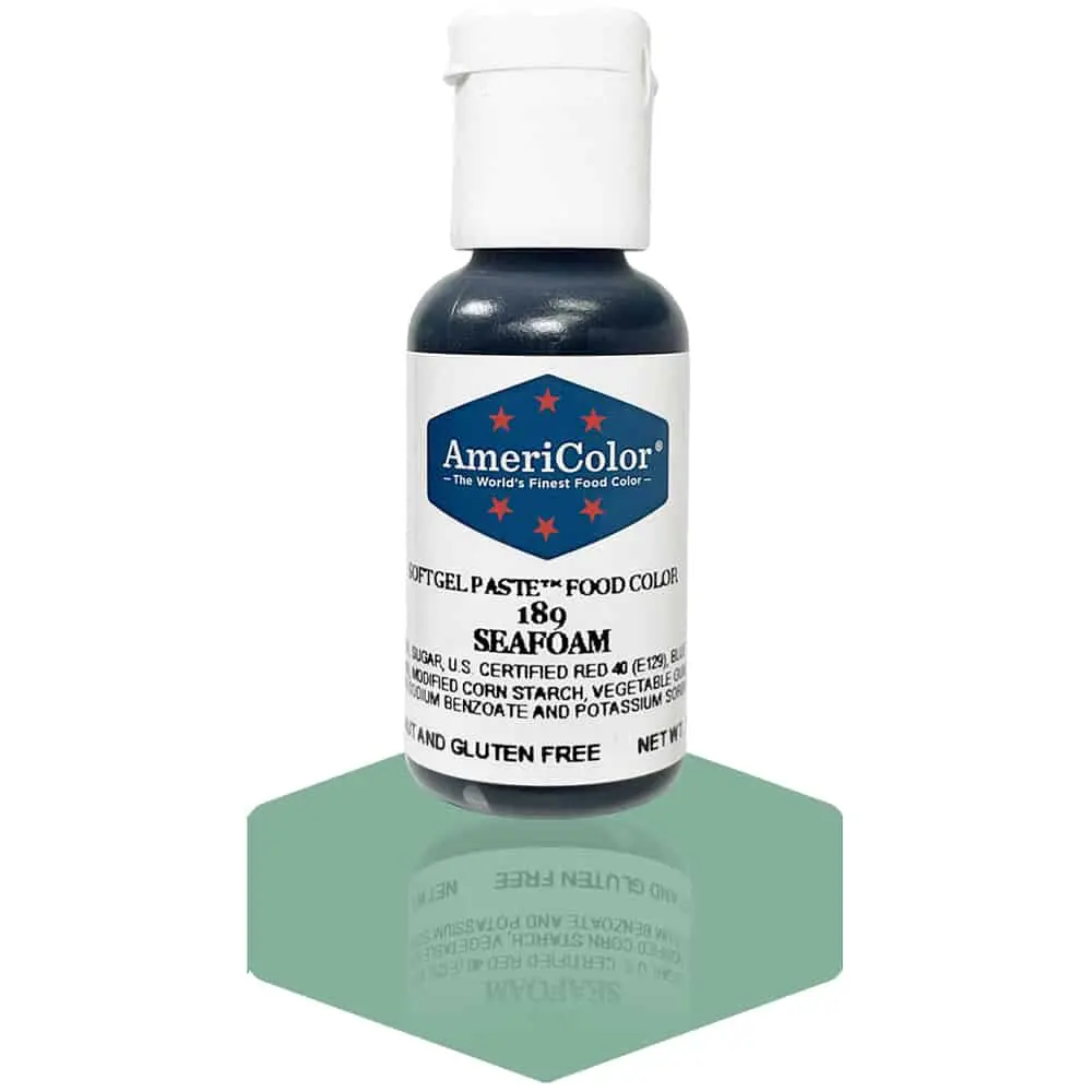AmeriColor, Seafoam, .75 Ounce, Soft Gel Paste Food Color