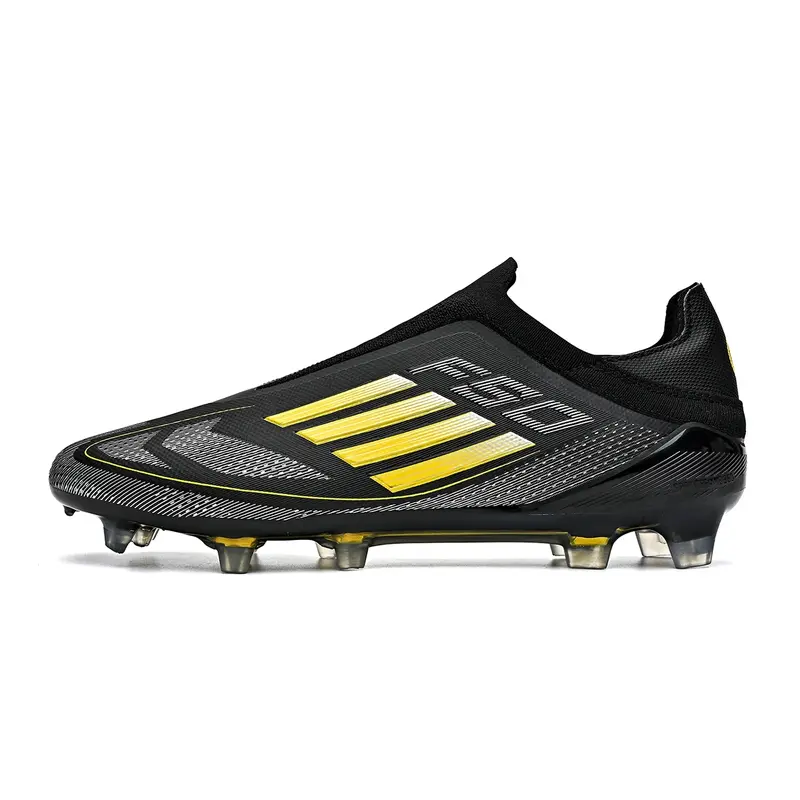 Men's Breathable Low-Top Football Shoes Ag Long Studs, Professional Anti-Slip Durable Natural Grass Sports Training Sneakers, Soccer Shoes, Football Field Boots, Spike Shoes