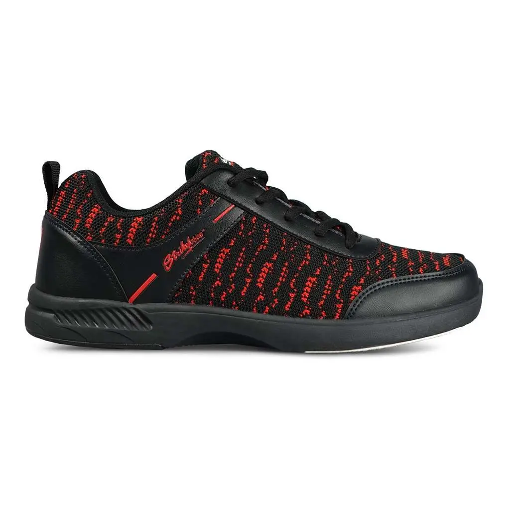 KR Strikeforce Flyer Mesh Lite Black/Cardinal Bowling Shoes Men's