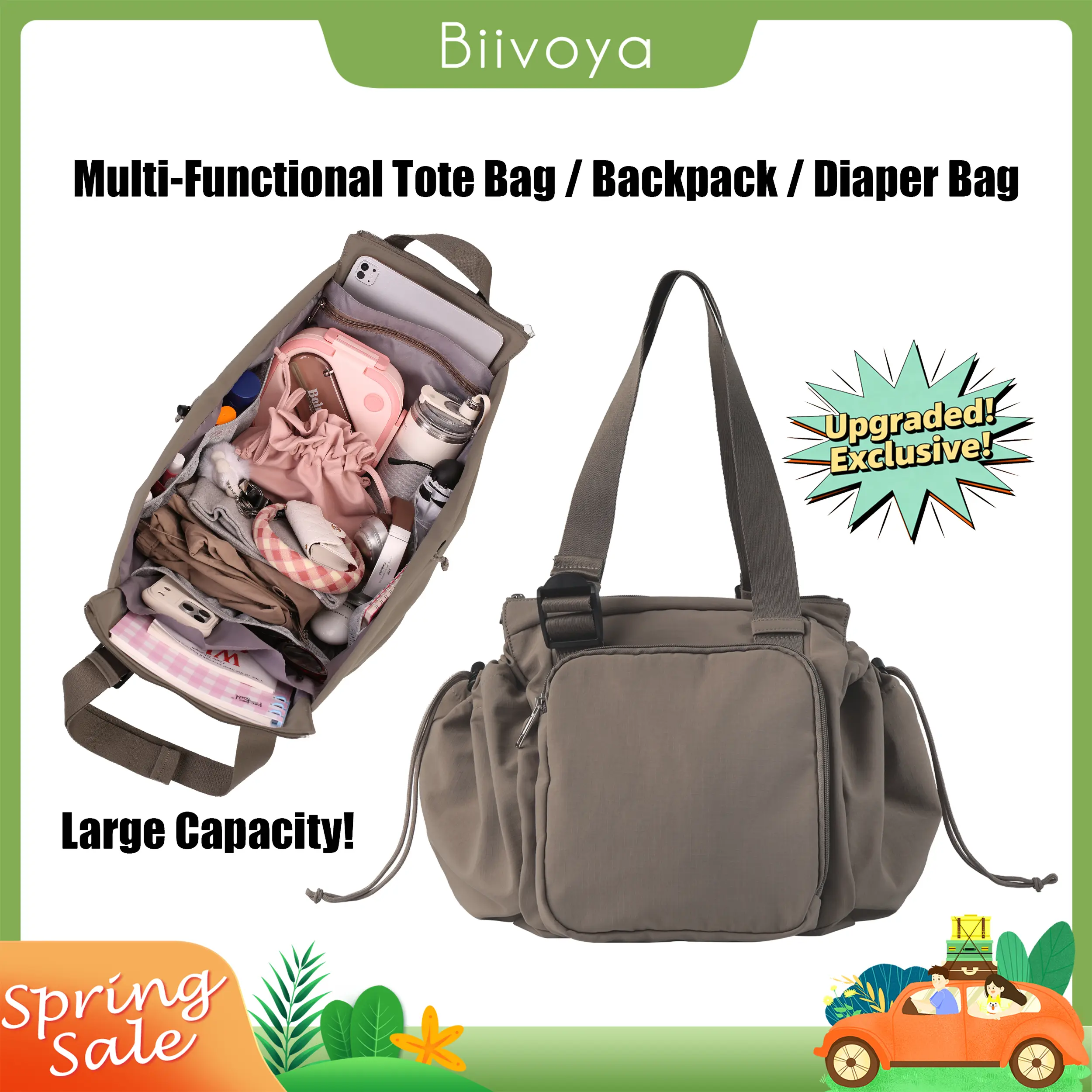 coach baby bag backpack COOLREX Diaper with Changing Pad, Pacifier Case & Stroller Straps, Insulated Pockets Water Resistant Travel Essentials Bag Multipurpose Travel Back, Big Storage in a Small Footprint : Baby Wear it love it pass it on Backpack | Bags | Coach