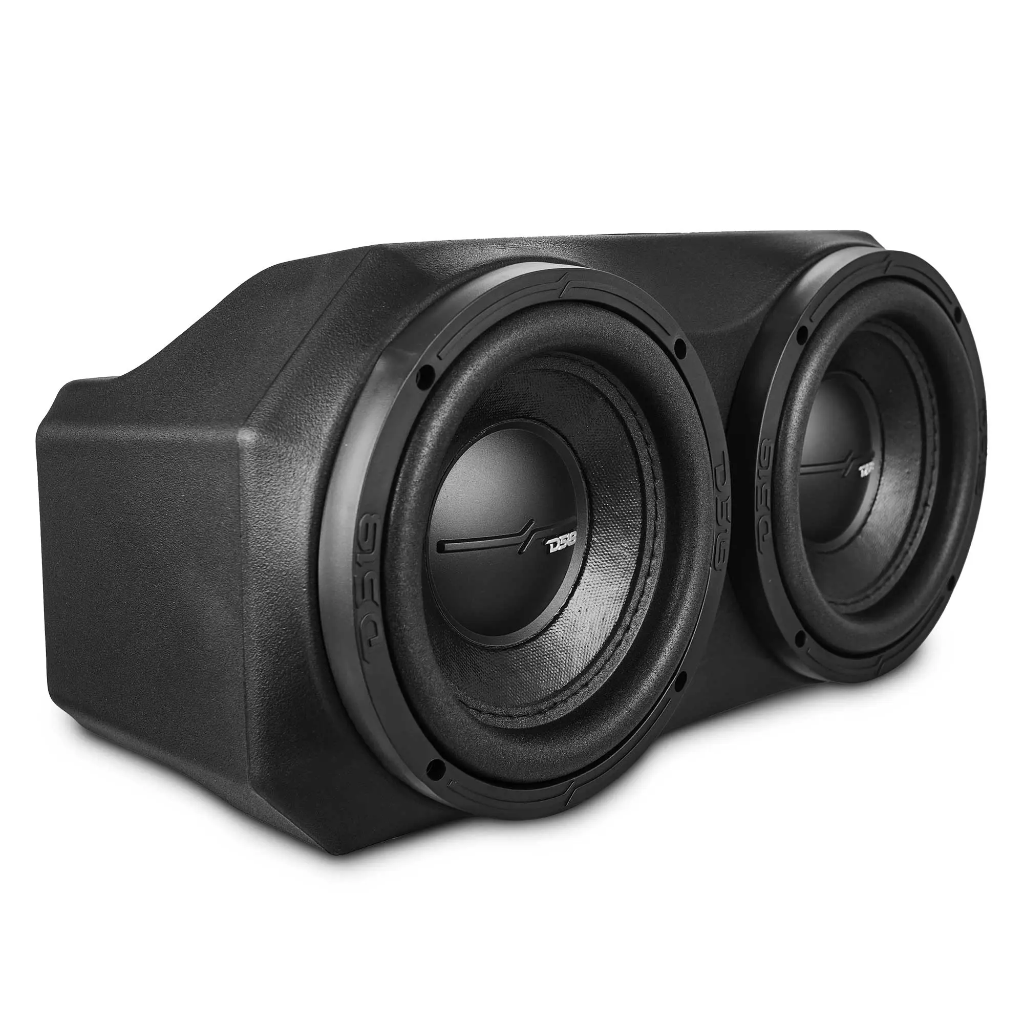 Polaris Slingshot Under Dash Enclosure with Dual ZR6.4D Subwoofers & Car Speakers, Waterproof Car Audio System with Damping Material, Large Foam Surround for 2020-Current Models